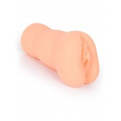 Телесный мастурбатор-вагина с 2 эрекционными кольцами в комплекте - Sexy Girl - в Норильске купить с доставкой