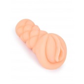 Телесный мастурбатор-вагина с вибропулей и эрекционными кольцами в комплекте - Sexy Girl - в Норильске купить с доставкой