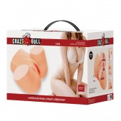 Телесный мастурбатор Liora с 2 любовными тоннелями - Baile - в Норильске купить с доставкой