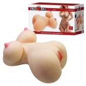 Телесный мастурбатор-торс Fiona - Baile - в Норильске купить с доставкой