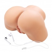 Телесный мастурбатор Olivia с 2 любовными отверстиями - Baile - в Норильске купить с доставкой