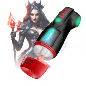 Интерактивный мастурбатор Raven с вакуумом, вибрацией и подсветкой - Shots Media BV - в Норильске купить с доставкой