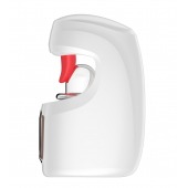 Белый мастурбатор с язычком и возвратно-поступательными движениями - Secwell - в Норильске купить с доставкой