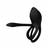 Черное эрекционное виброкольцо Bayek с пультом ДУ - Zalo - в Норильске купить с доставкой