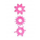 Комплект из трех розовых эрекционных колец - Erowoman-Eroman - в Норильске купить с доставкой