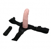 Реалистичный страпон-фаллоимитатор на трусиках Ultra Passionate Harness - 15 см. - Baile - купить с доставкой в Норильске