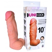 Фаллическая насадка Харнесс UNICOCK 10  - 25 см. - LOVETOY (А-Полимер) - купить с доставкой в Норильске