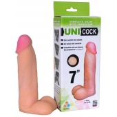 Фаллическая насадка Харнесс UNICOCK 7  - 19 см. - LOVETOY (А-Полимер) - купить с доставкой в Норильске