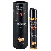 Массажное масло с ароматом карамели Huile de Massage Gourmande Caramel - 59 мл. - Plaisir Secret - купить с доставкой в Норильске