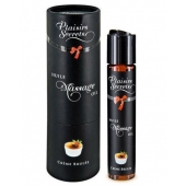 Массажное масло с ароматом крем брюле Huile de Massage Gourmande Creme Brulée - 59 мл. - Plaisir Secret - купить с доставкой в Норильске
