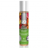 Смазка с ароматом тропических фруктов JO Flavored Tropical Passion - 30 мл. - System JO - купить с доставкой в Норильске
