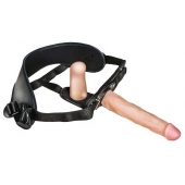 Женский страпон с вагинальной пробкой Woman Strap - 18 см. - LOVETOY (А-Полимер) - купить с доставкой в Норильске