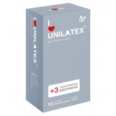 Презервативы с точками Unilatex Dotted - 12 шт. + 3 шт. в подарок - Unilatex - купить с доставкой в Норильске