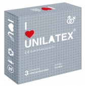 Презервативы с точками Unilatex Dotted - 3 шт. - Unilatex - купить с доставкой в Норильске