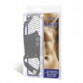 Кольцо на член и мошонку Cock Ring With 2  Ball Stretcher And Optional Weight Ring - BlueLine - в Норильске купить с доставкой