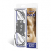 Утяжка на пенис и мошонку Cock Ring With 1.5  Ball Stretcher And Optional Weight Ring - BlueLine - купить с доставкой в Норильске