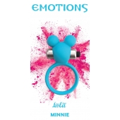 Голубое эрекционное виброколечко Emotions Minnie Breeze - Lola Games - в Норильске купить с доставкой