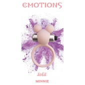 Розовое эрекционное виброколечко Emotions Minnie Light pink - Lola Games - в Норильске купить с доставкой