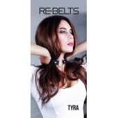 Чёрный кожаный чокер-кляп Tyra Black - Rebelts - купить с доставкой в Норильске