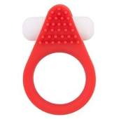Красное эрекционное кольцо LIT-UP SILICONE STIMU RING 1 RED - Dream Toys - в Норильске купить с доставкой