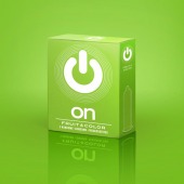 Цветные ароматизированные презервативы ON) Fruit   Color - 3 шт. - ON) - купить с доставкой в Норильске