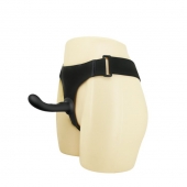 Страпон с изогнутой головкой Ultra Harness Curvy Dildo - 15,8 см. - Baile - купить с доставкой в Норильске