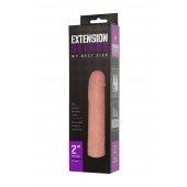 Насадка-удлинитель Extension sleeve телесного цвета - 18,5 см. - Sitabella - в Норильске купить с доставкой