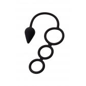 Тройное эрекционное кольцо с анальным хвостом Drop S-size - Erotist Adult Toys - в Норильске купить с доставкой