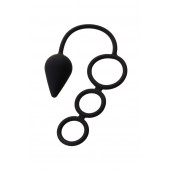 Тройное эрекционное кольцо с анальным хвостом Drop M-size - Erotist Adult Toys - в Норильске купить с доставкой