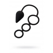 Тройное эрекционное кольцо с анальным хвостом Drop M-size - Erotist Adult Toys - в Норильске купить с доставкой