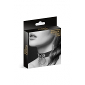 Узенький ошейник из полиуретана с кольцом - Bijoux Pour Toi - купить с доставкой в Норильске