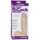 Ультра реалистичная насадка Vac-U-Lock  6  ULTRASKYN Cock - 17,3 см. - Doc Johnson - купить с доставкой в Норильске