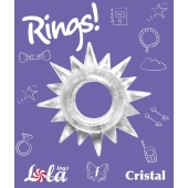 Прозрачное эрекционное кольцо Rings Cristal - Lola Games - в Норильске купить с доставкой