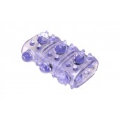 Фиолетовая насадка на пенис Rings Armour - Lola Games - в Норильске купить с доставкой