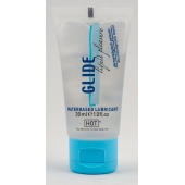 Интимная смазка на водной основе Glide - 30 мл. - HOT - купить с доставкой в Норильске