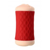 Двухсторонний мастурбатор JOS  NADIN в красном цилиндре - JOS - в Норильске купить с доставкой