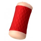 Двухсторонний мастурбатор JOS  NADIN в красном цилиндре - JOS - в Норильске купить с доставкой