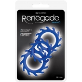 Набор из 3 синих эрекционных колец Renegade Gears - NS Novelties - в Норильске купить с доставкой