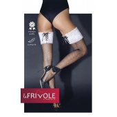 Чулки с широкой резинкой на шнуровке - Le Frivole купить с доставкой