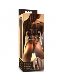 Коричневый мастубратор-вагина Nicole s Kitty - Blush Novelties - в Норильске купить с доставкой