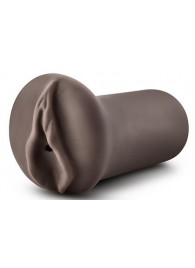 Коричневый мастубратор-вагина Nicole s Kitty - Blush Novelties - в Норильске купить с доставкой