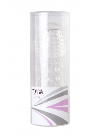 Прозрачная закрытая гелевая насадка - 13,5 см. - Toyfa Basic - в Норильске купить с доставкой