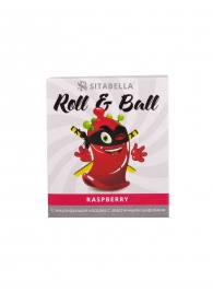 Стимулирующий презерватив-насадка Roll   Ball Raspberry - Sitabella - купить с доставкой в Норильске