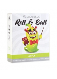 Стимулирующий презерватив-насадка Roll   Ball Apple - Sitabella - купить с доставкой в Норильске