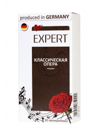 Гладкие презервативы Expert  Классическая опера  - 12 шт. - Expert - купить с доставкой в Норильске