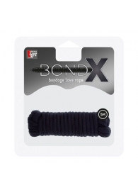 Чёрная веревка для связывания BONDX LOVE ROPE - 5 м. - Dream Toys - купить с доставкой в Норильске