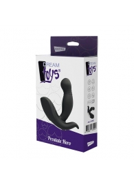 Черный вибромассажер простаты PROSTATE HERO - Dream Toys - в Норильске купить с доставкой