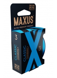 Классические презервативы в железном кейсе MAXUS Classic - 3 шт. - Maxus - купить с доставкой в Норильске