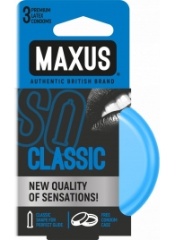Классические презервативы в железном кейсе MAXUS Classic - 3 шт. - Maxus - купить с доставкой в Норильске