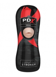Мастурбатор-ротик Vibrating Oral Stroker - Pipedream - в Норильске купить с доставкой